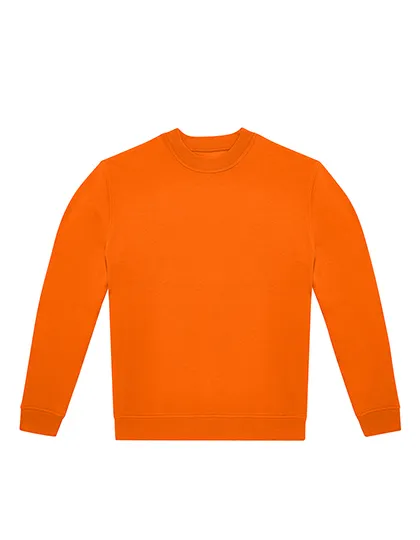 Heren Sweater B&C ID.332 Crew WG004 in Heren Sweater B&C ID.332 Crew WG004 Oranje