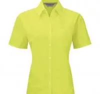 Dames blouse korte mouw Poplin Russell R-935F-0 productfoto
