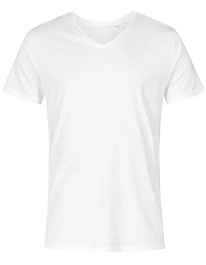 Heren T-shirt Promodoro V-Neck 1425 in Heren T-shirt Promodoro V-Neck 1425 - White