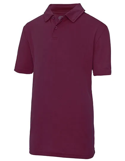 Kinder Polo AWDis Cool JC040J in Kinder Polo AWDis Cool JC040J Burgundy