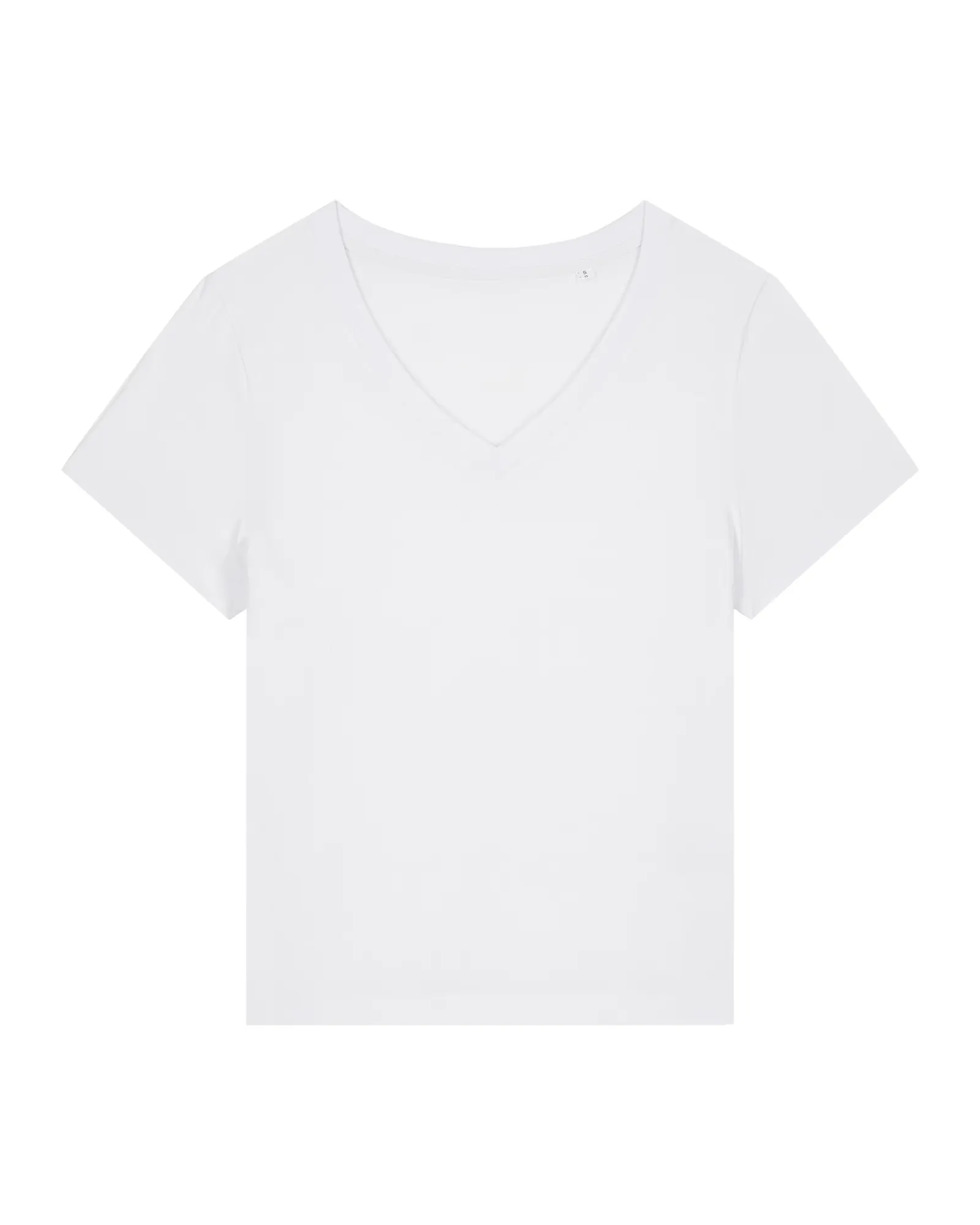 Dames T-shirt Stanley Stella Isla V-hals STTW176 in Dames T-shirt Stanley Stella Isla V-hals STTW176 - White