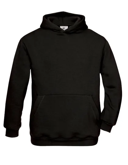 Kinder Hooded sweaters B&C WK681 in Hooded Kids Sweat B&C zwart