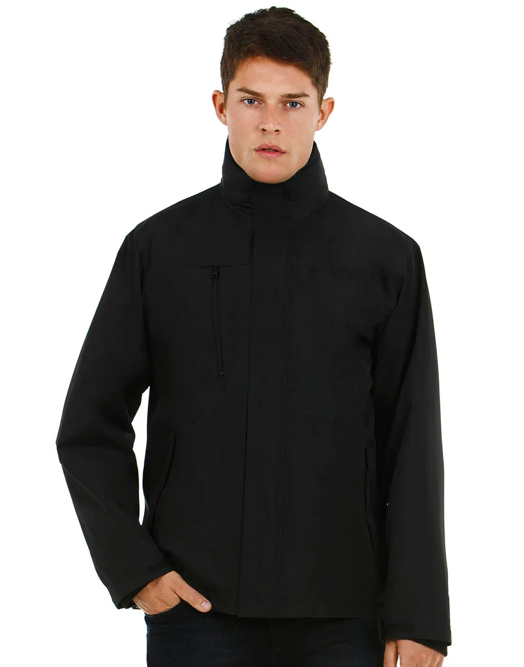 Heren Jas B&C Corporate 3-in-1 Jacket JU873 productfoto