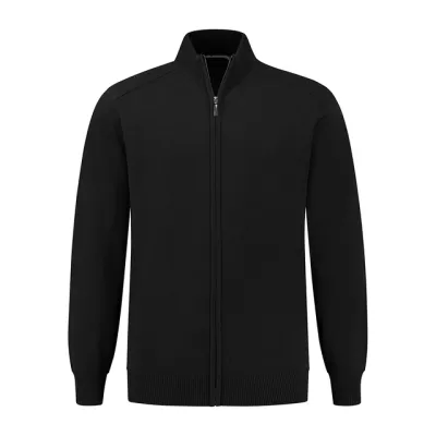 Heren Trui met Rits Santino CARDIGAN PLANO productfoto