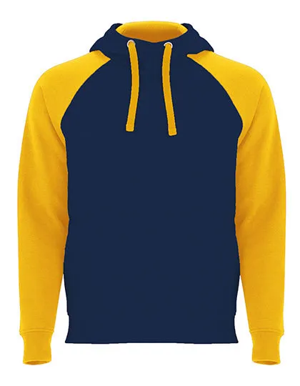 Baseball Hooded Sweater Roly Badet SU1058  in Baseball Hooded Sweater Roly Badet SU1058 Cobalt Blue-Gold Yellow