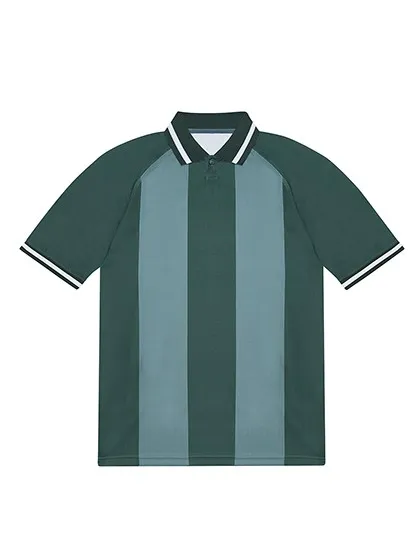 Heren Polo B&C Active PG001 in Forrest Green-Green