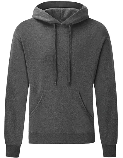 Heren Hoodie Classic Fruit of the Loom 62-208-0 in Heren Hoodie Classic Fruit of the Loom 62-208-0 dark heather grey