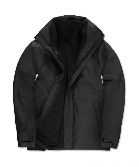 Heren Jas B&C Corporate 3-in-1 Jacket JU873 productfoto