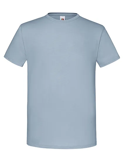 Heren T-shirt Fruit of the loom 61-430-0 in Heren T-shirt Fruit of the loom 61-430-0 - Mineral Blue