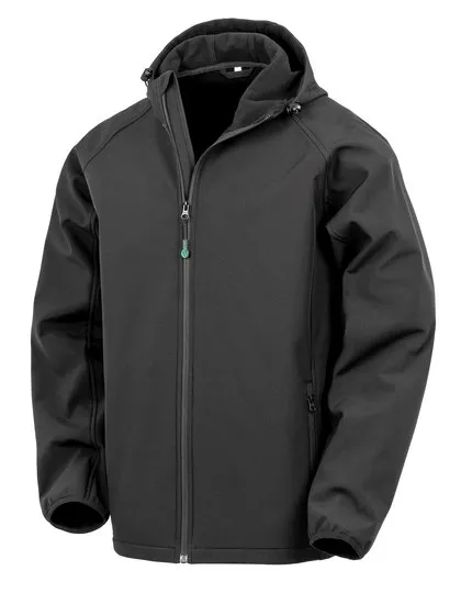 Heren Softshell Jas Recycled Result R911M in Heren Softshell Jas Recycled Result R911M Zwart