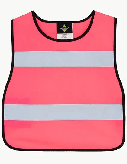 Kinder Veiligheidshesjes Korntex KX102 in Kinder Veiligheidshesjes Korntex KX102 Neon Pink