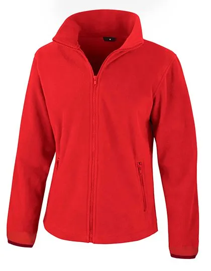 Dames Fleece Vest Result Outdoor R220F in Dames Fleece Vest Result Outdoor R220F Flame Red