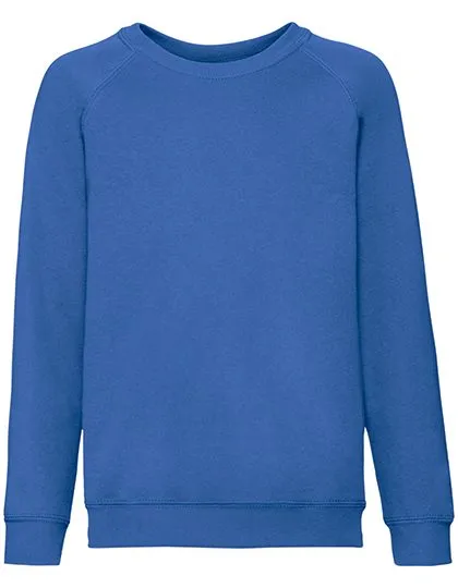 Kinder Sweater Classic Raglan Fruit of the Loom 62-039-0 in Royal Blue