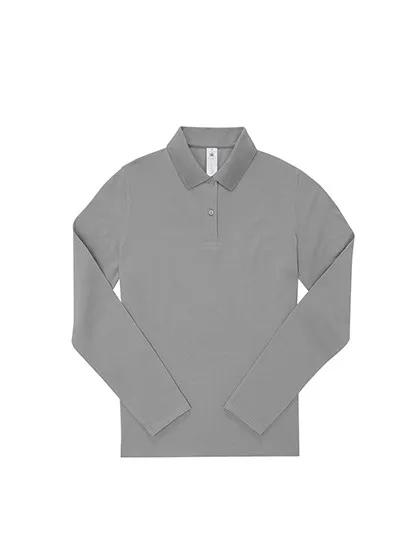 Dames polo B&C My Polo 210 Long Sleeve productfoto
