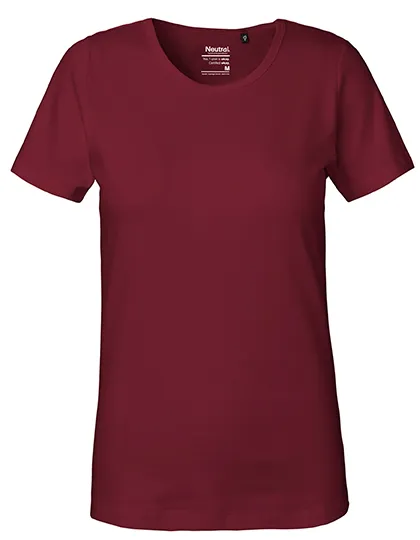 Dames T-shirt Neutral Interlock O81029 in Dames T-shirt Neutral Interlock O81029 - Bordeaux