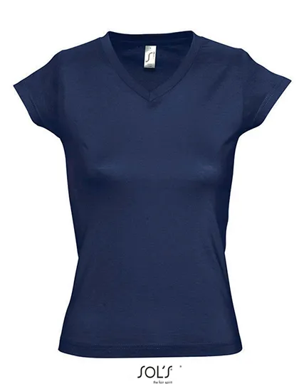 Dames  T-shirt Sols V-Neck Victory 11388 in Dames  T-shirt Sols V-Neck Victory 11388 - French Navy