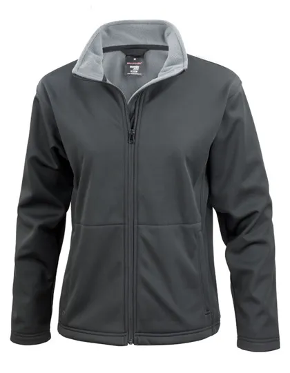 Dames Softshell jas Result R209F in Dames Softshell jas Result R209F zwart