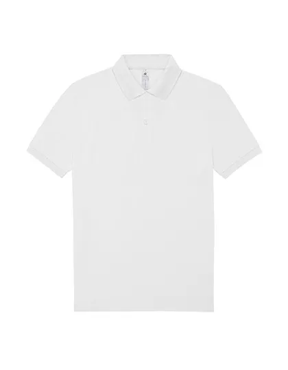 Heren Polo B&C PU424 in Heren Polo B&C PU424 Wit