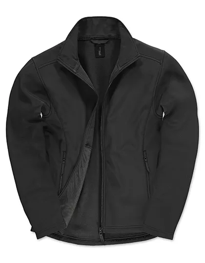 Heren Softshell Jas B&C ID.701 JUI62 in Heren Softshell Jas B&C ID.701 JUI62 Black