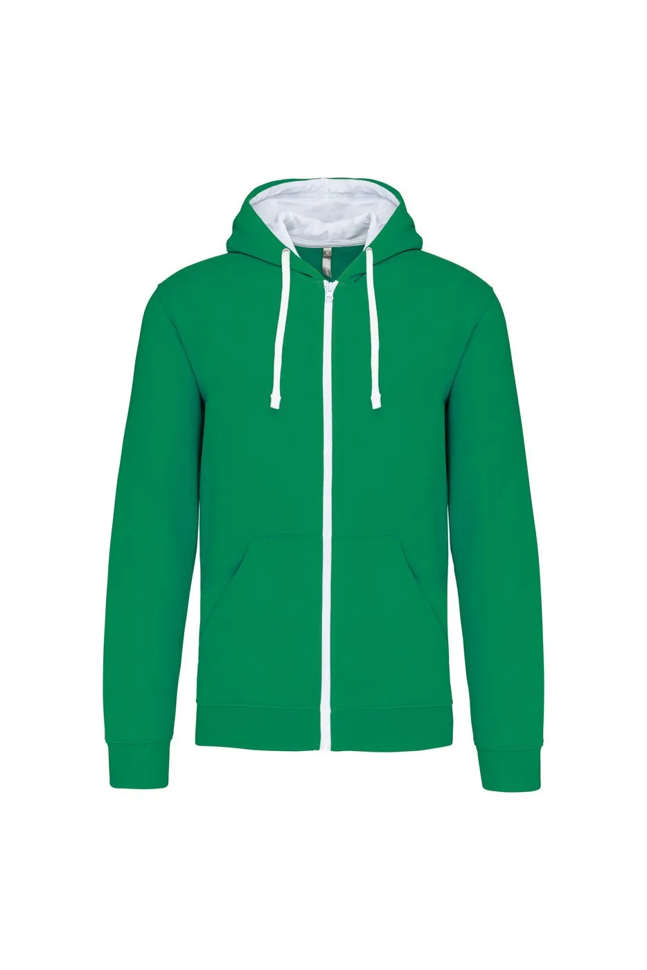 Heren Hoodie met rits Kariban K466 productfoto