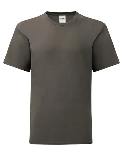 Kinder T-shirt Fruit of the Loom 61-023-0 Iconic in Kinder T-shirt Fruit of the Loom 61-023-0 Iconic - Light Graphite