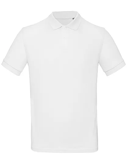 Heren Polo Inspire B&C PM430 in Heren Polo Inspire B&C PM430 Wit