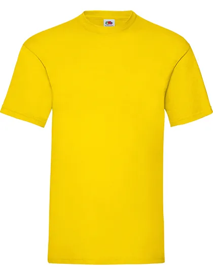 T-shirts Fruit of the Loom Value weight 61-036-0 in T-shirts Fruit of the Loom Value weight 61-036-0 - Yellow
