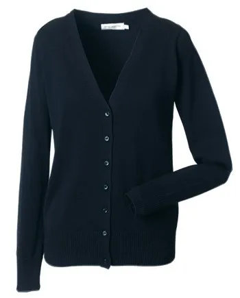 Dames vest V neck Cardigan Russell 715F productfoto
