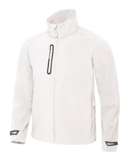 Heren Softshell Jas B&C X-Lite JM951 in Heren Softshell Jas B&C X-Lite JM951 White