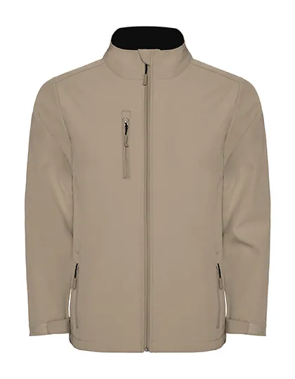 Heren Softshell Jas Nebraska Roly SS6436 in Heren Softshell Jas Nebraska Roly SS6436 Dark Sand