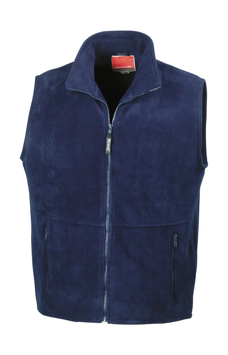 Fleece Bodywarmer Result R037X productfoto