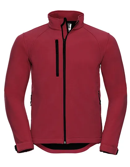 Heren Softshell Jas Russell R-140M-0 in Heren Softshell Jas Russell R-140M-0 Classic Red