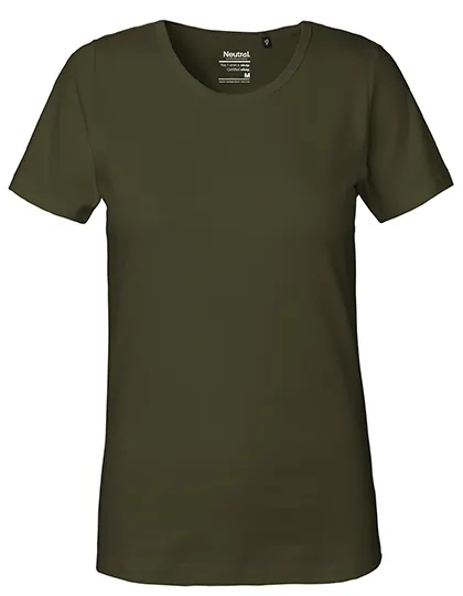 Dames T-shirt Neutral Interlock O81029 in Dames T-shirt Neutral Interlock O81029 - Military