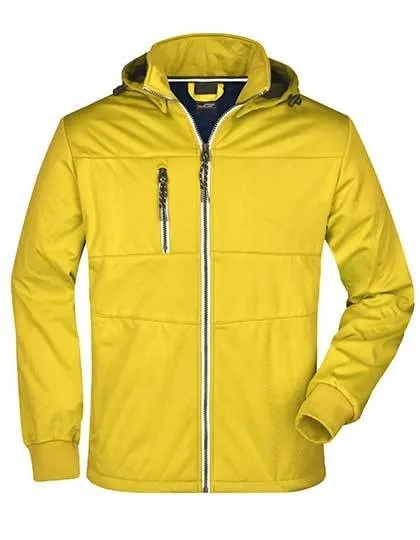 Heren Softshell Jas Daiber Maritime JN1078 productfoto
