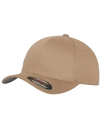 Flexfit Wooly Combed Cap 6277 in Flexfit Wooly Combed Cap 6277 Khaki