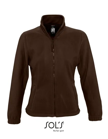 Dames Fleece Vest Sols North 54500 in Dames Fleece Vest Sols North 54500 Dark Chocolate
