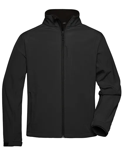 Heren Softshell Jas Daiber JN135 in Heren Softshell Jas Daiber JN135 Zwart