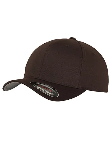 Flexfit Wooly Combed Cap 6277 in Flexfit Wooly Combed Cap 6277 Brown