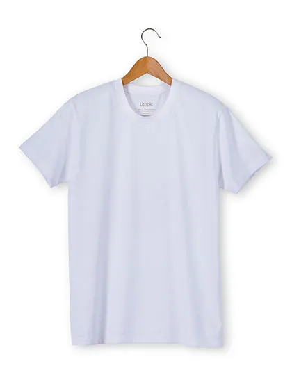 Uniseks T-shirt Utopic UT23004 in Uniseks T-shirt Utopic UT23004 - White