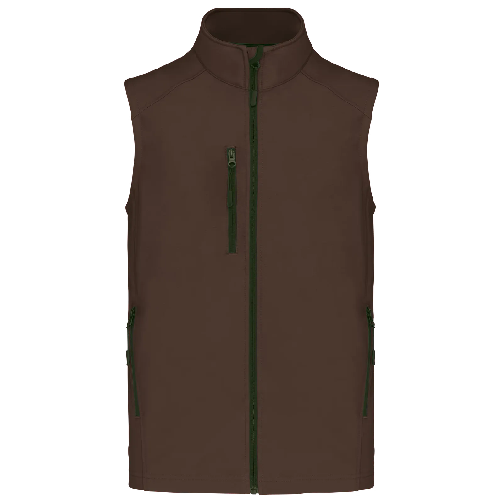 Heren Softshell Bodywarmers Kariban K403 in Heren Softshell Bodywarmers Kariban K403 CHOCOLATE
