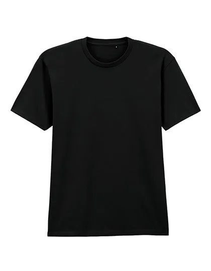 Heren T-shirt Gildan Softstyle Midweight in Pitch Black
