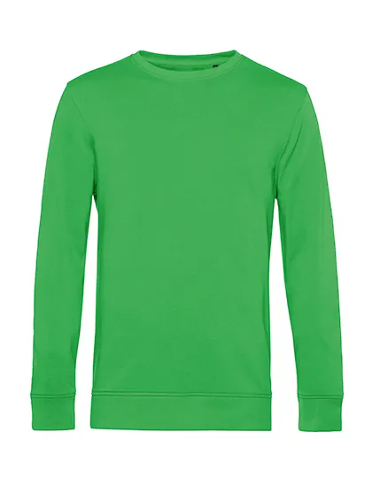 Organische heren Sweater B&C Inspire Crew Neck Sweat WU31B in Organische heren Sweater B&C Inspire Crew Neck Sweat WU31B - Apple Green