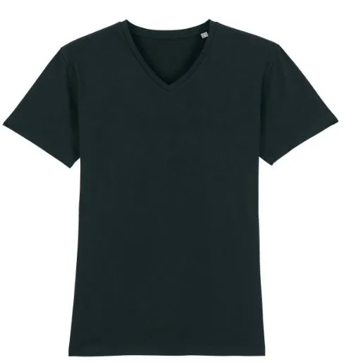 Heren T-shirt Stanley Stella Presenter V-hals STTM562 in Heren T-shirt Stanley Stella Presenter V-hals STTM562 - Black