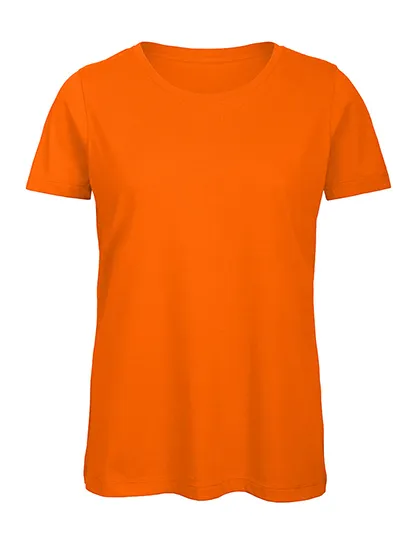 Dames T-shirt Biologisch B&C Inspire TW043 in Dames T-shirt Biologisch B&C Inspire TW043 - Orange