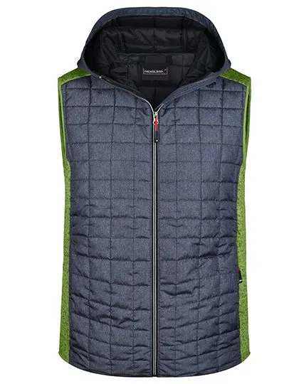 Heren Bodywarmer Daiber Knitted Hybrid JN768