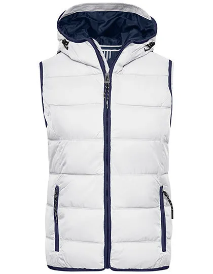 Dames Bodywarmer Daiber JN1075 in Dames Bodywarmer Daiber JN1075 Wit-Navy
