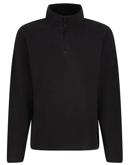 Heren Fleece Sweater Micro Regatta TRF549 in Heren Fleece Sweater Micro Regatta TRF549 Black