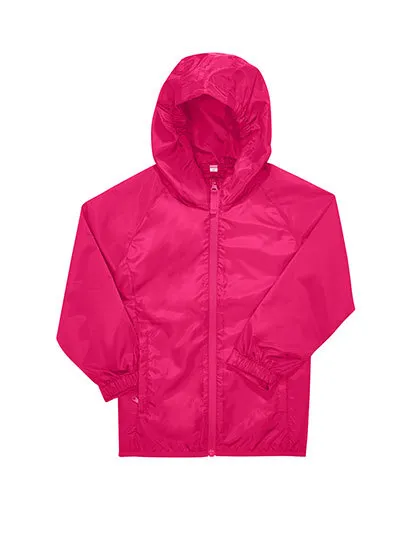 Kinder Windbreker B&C Reset JK001 in Kinder Windbreker B&C Reset JK001 magenta Pink
