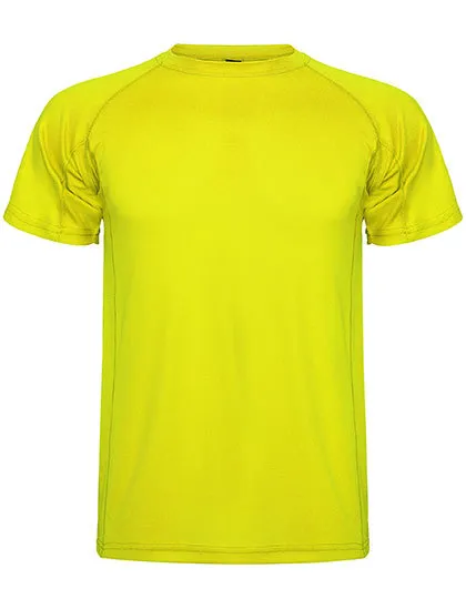 Heren Sportshirt Roly Montecarlo CA0425  in Heren Sportshirt Roly Montecarlo CA0425  Fluor Geel