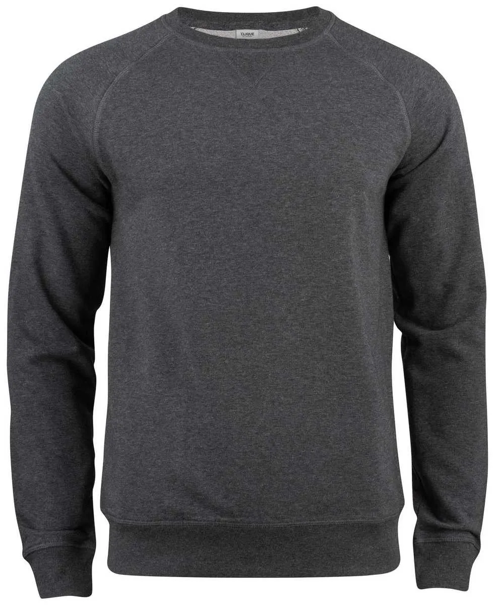 Heren Sweater Clique Premium 021000 in Heren Sweater Clique Premium 021000 Antraciet